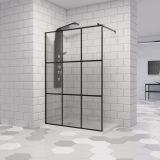 Душевая перегородка RGW Walk In WA-111B 120см чёрный 411011112-84